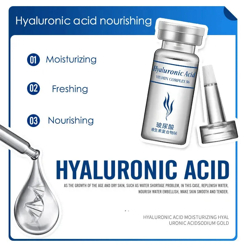 20pcs Hyaluronic Acid Moisturizing Firming Facial Serum/essence