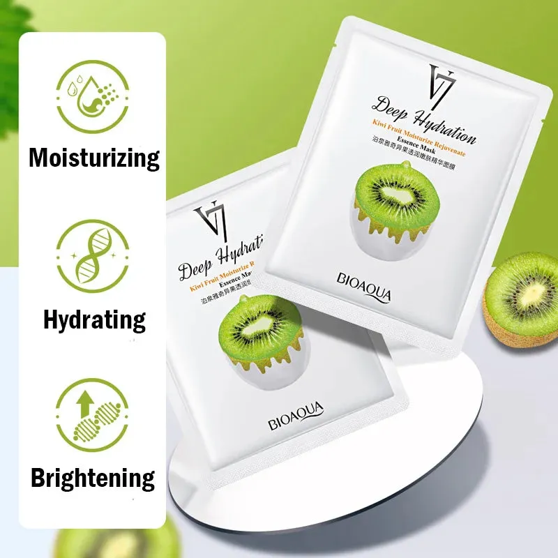 3 Piece Fruit Face Mask Kit For Moisturizing And Anti Aging