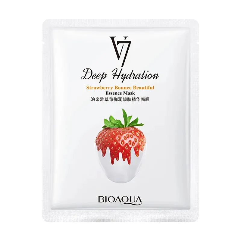 3 Piece Fruit Face Mask Kit For Moisturizing And Anti Aging
