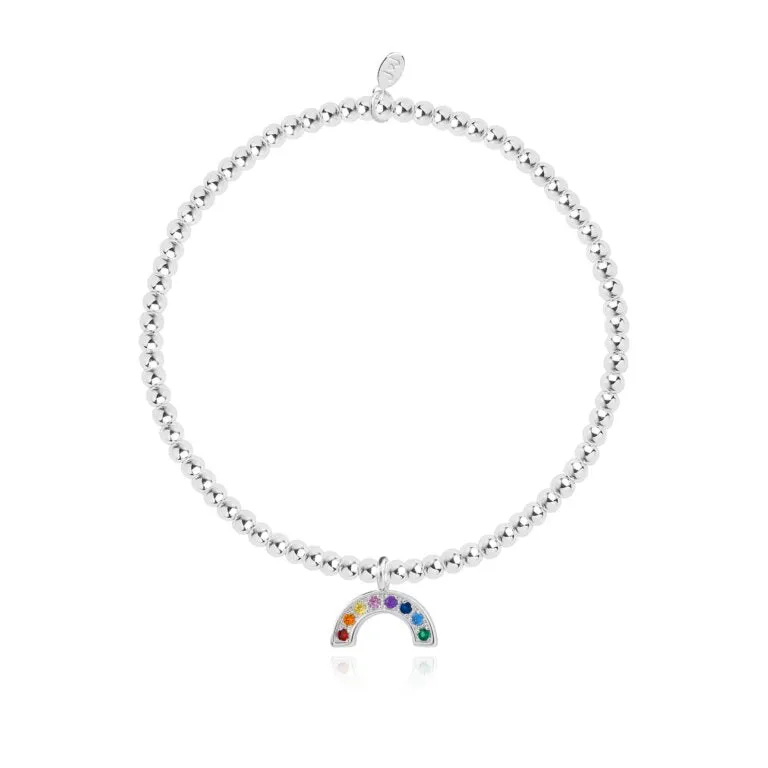 A LITTLE  BRAVE THE STORM TO SEE THE RAINBOW BRACELET