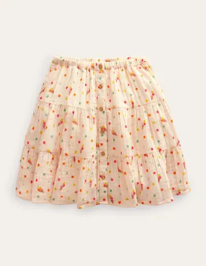 Doublecloth Midi Skirt-Vanilla Pod Ice Creams