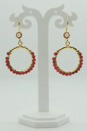 Hana Earrings In Red