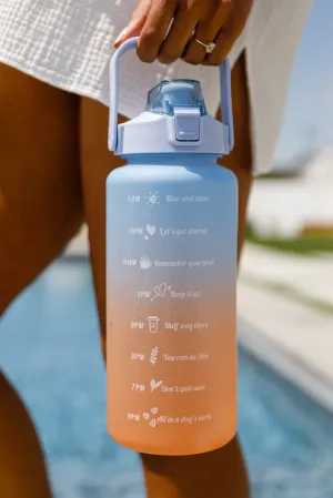 Happy Hydro Water Bottles Blue