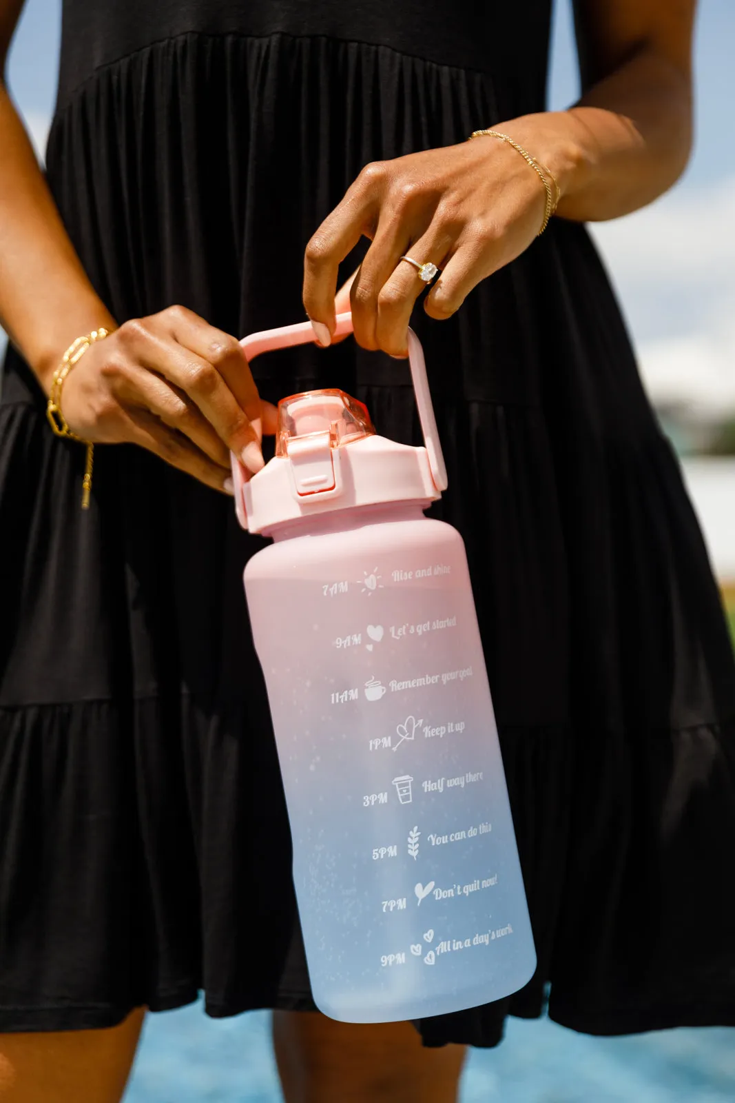 Happy Hydro Water Bottles Pink