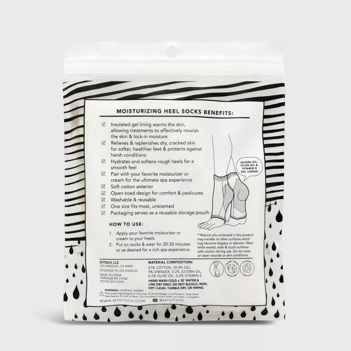 Moisturizing Heel Socks