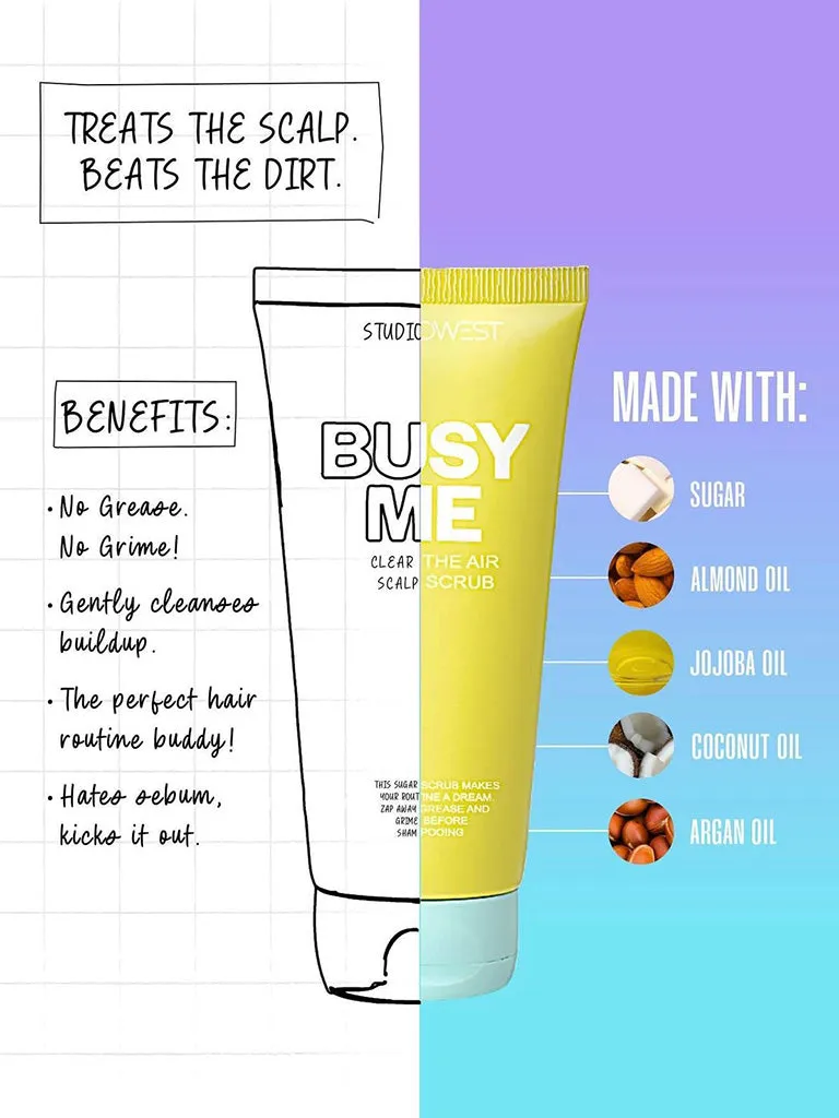 Studiowest Busy Me Hair Care Scalp Scrub - 175 gm